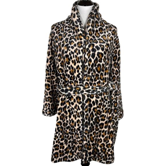 Kate Spade Leopard Robe Size Small to XS - Picture 1 of 8